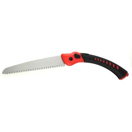 open position folding pruning handsaw